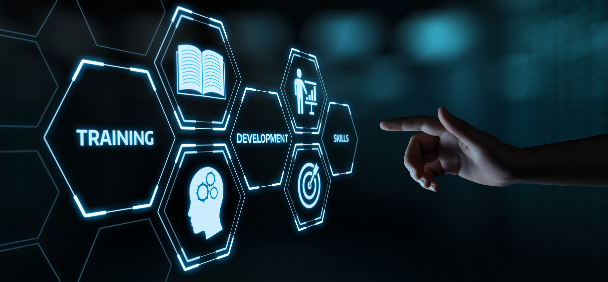 Training Webinar E-learning Skills Business Internet Technology Concept.